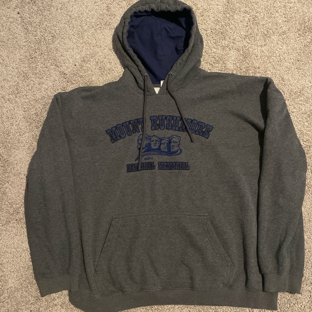 Mount Rushmore Dark Gray Hoodie
